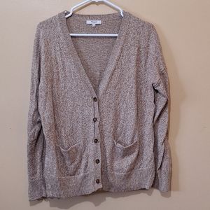 Madewell Cotton Blend Cardigan Sweater